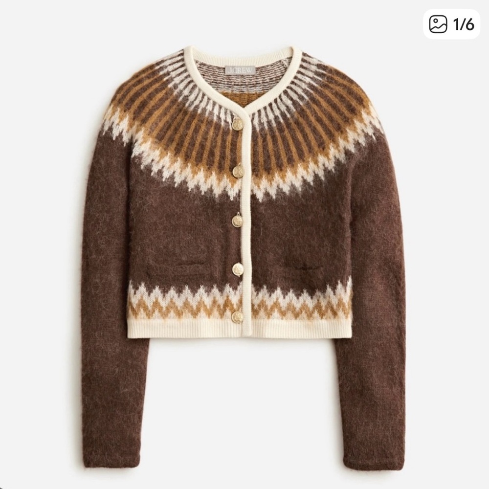 J. Crew Fair Isle Cardigan